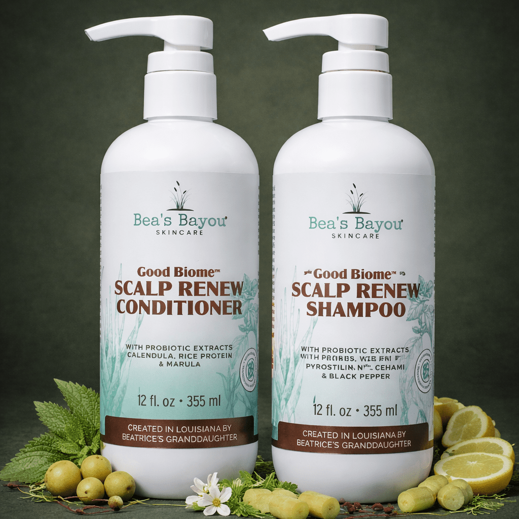 Moisturizing Seborrheic Shampoo and Herbal Conditioner | 12 oz ea. - Bea's Bayou Skincare