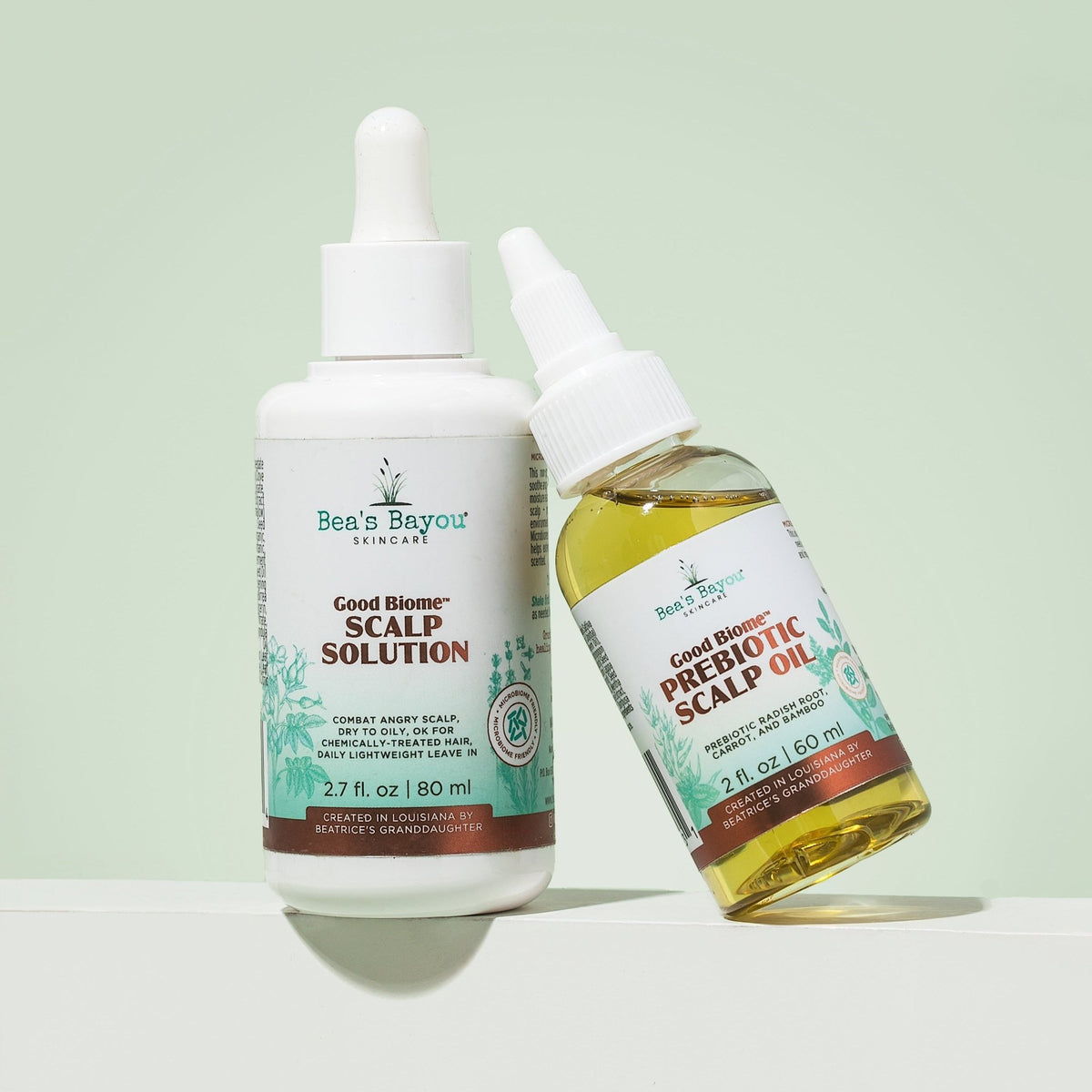 Good Biome Seborrheic Scalp Solution and Prebiotic Scalp Oil Bundle - Bea's Bayou Skincare
