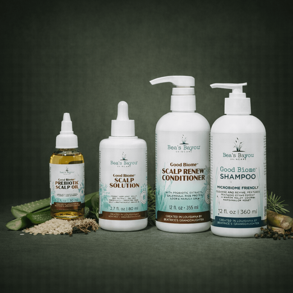 Clarify, Hydrate, & Soothe Scalp Relief Bundle for Sensitive Flaky Scalps - Bea's Bayou Skincare