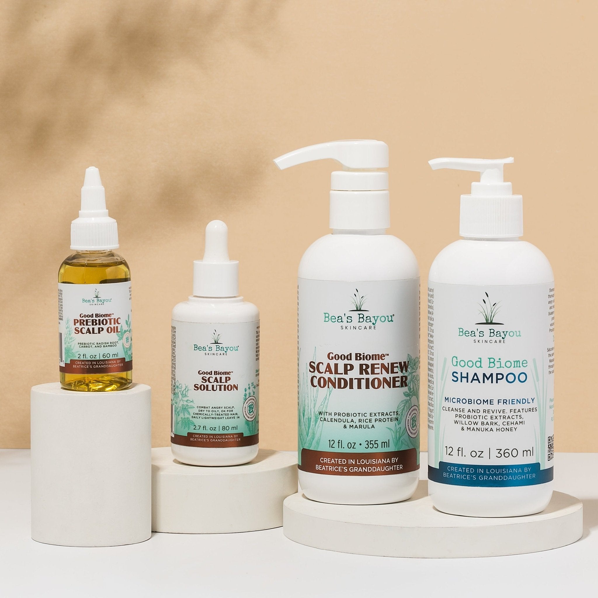 Clarify, Hydrate, & Soothe Scalp Relief Bundle for Sensitive Flaky Scalps - Bea's Bayou Skincare