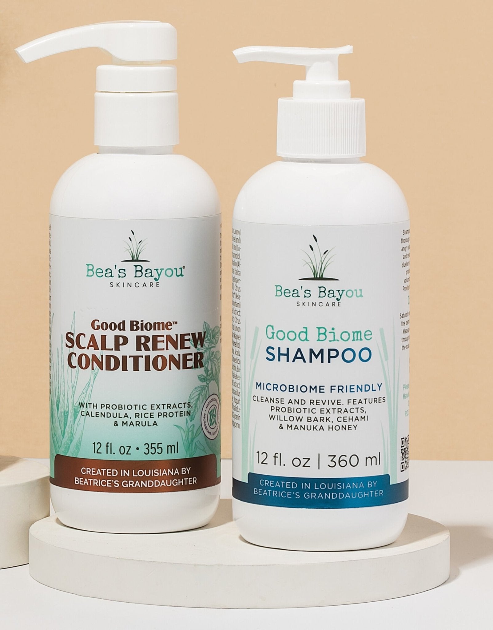 Clarifying Seborrheic Shampoo & Moisturizing Conditioner Duo | Flaky Scalp - Bea's Bayou Skincare