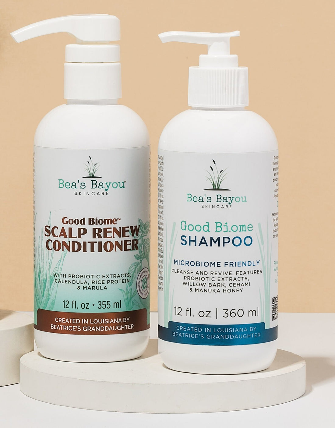 Clarifying Seborrheic Shampoo & Moisturizing Conditioner Duo | Flaky Scalp - Bea&