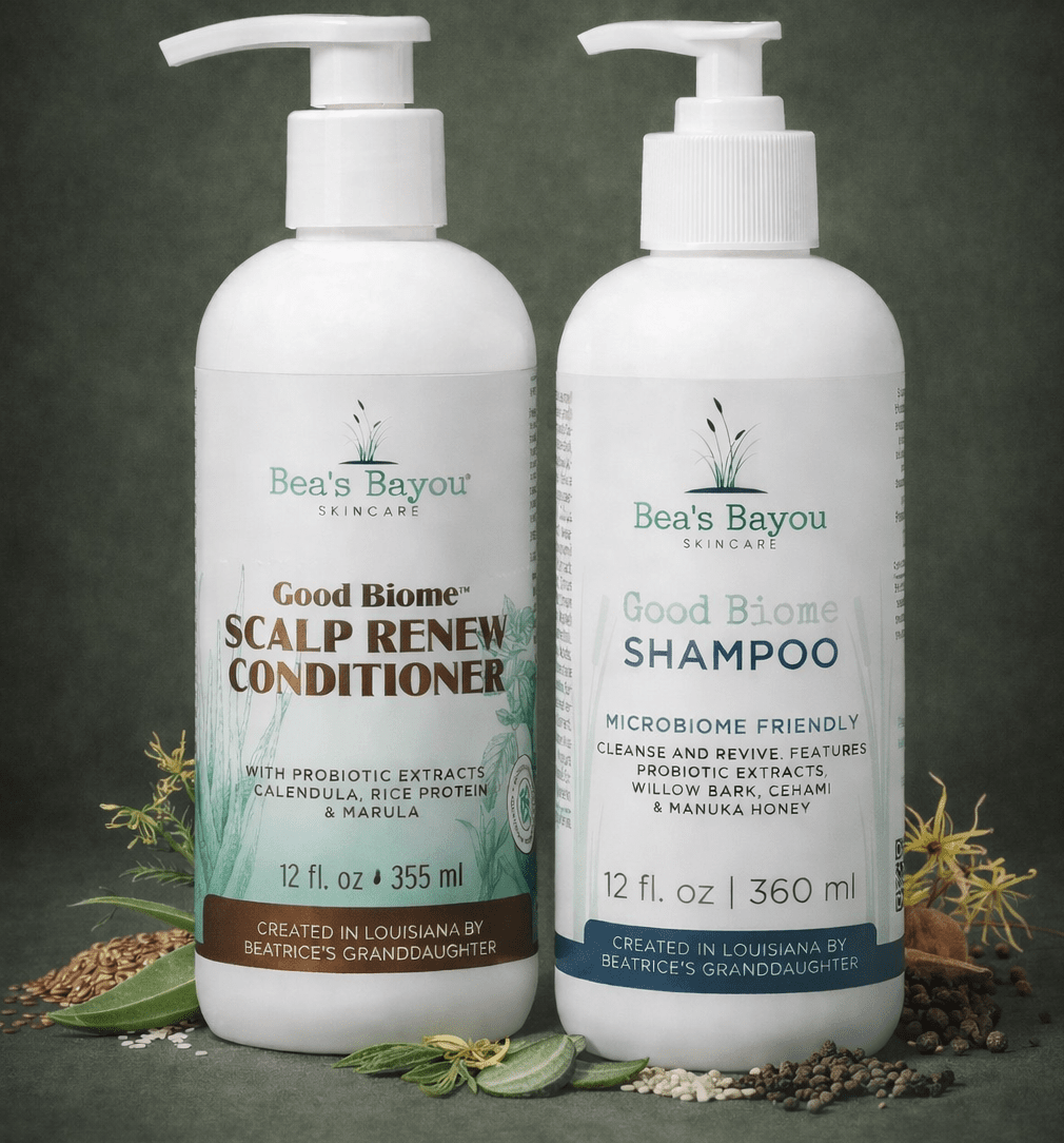 Clarifying Seborrheic Shampoo & Moisturizing Conditioner Duo | Flaky Scalp - Bea's Bayou Skincare