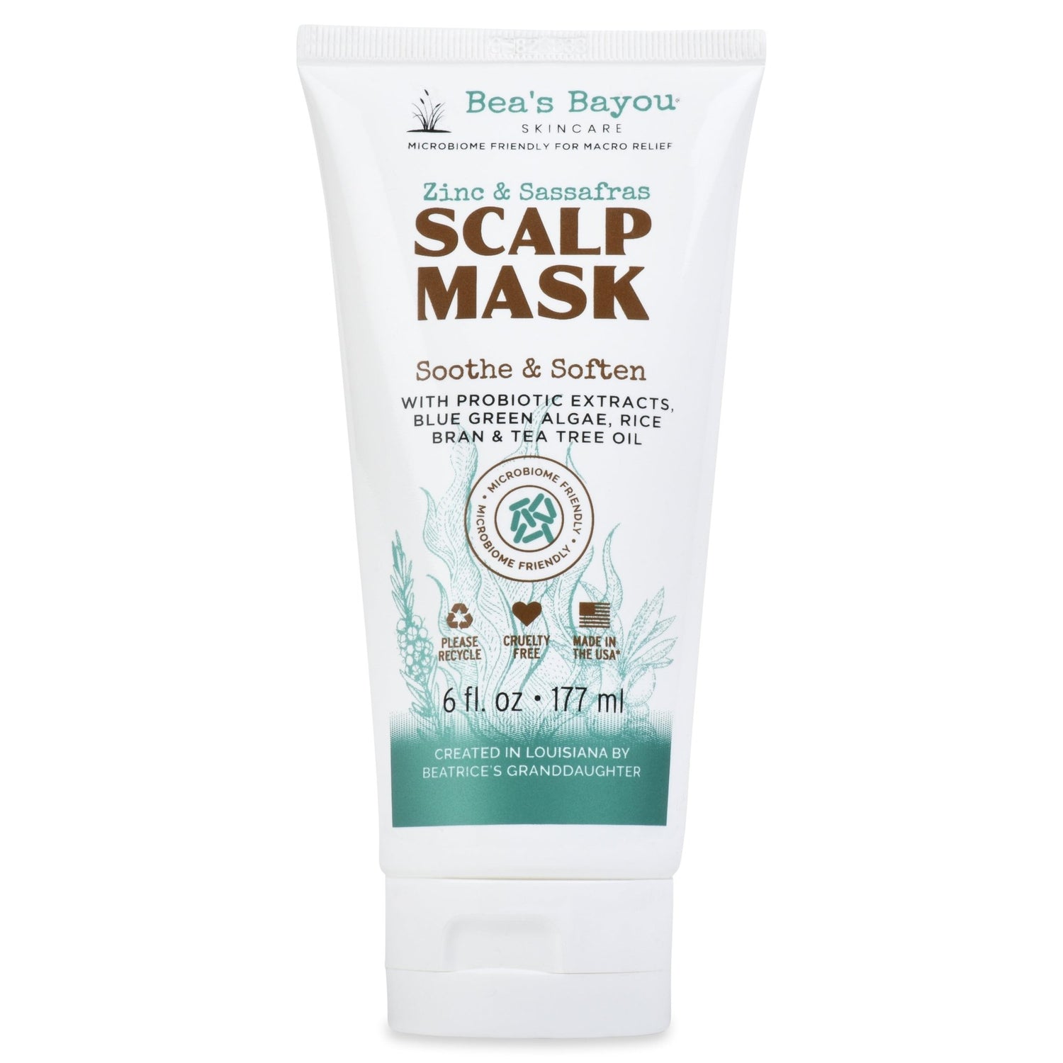 Free Calming Zinc &amp; Algae Scalp Reset Mask for Sensitive, Flaky Skin - Bea&