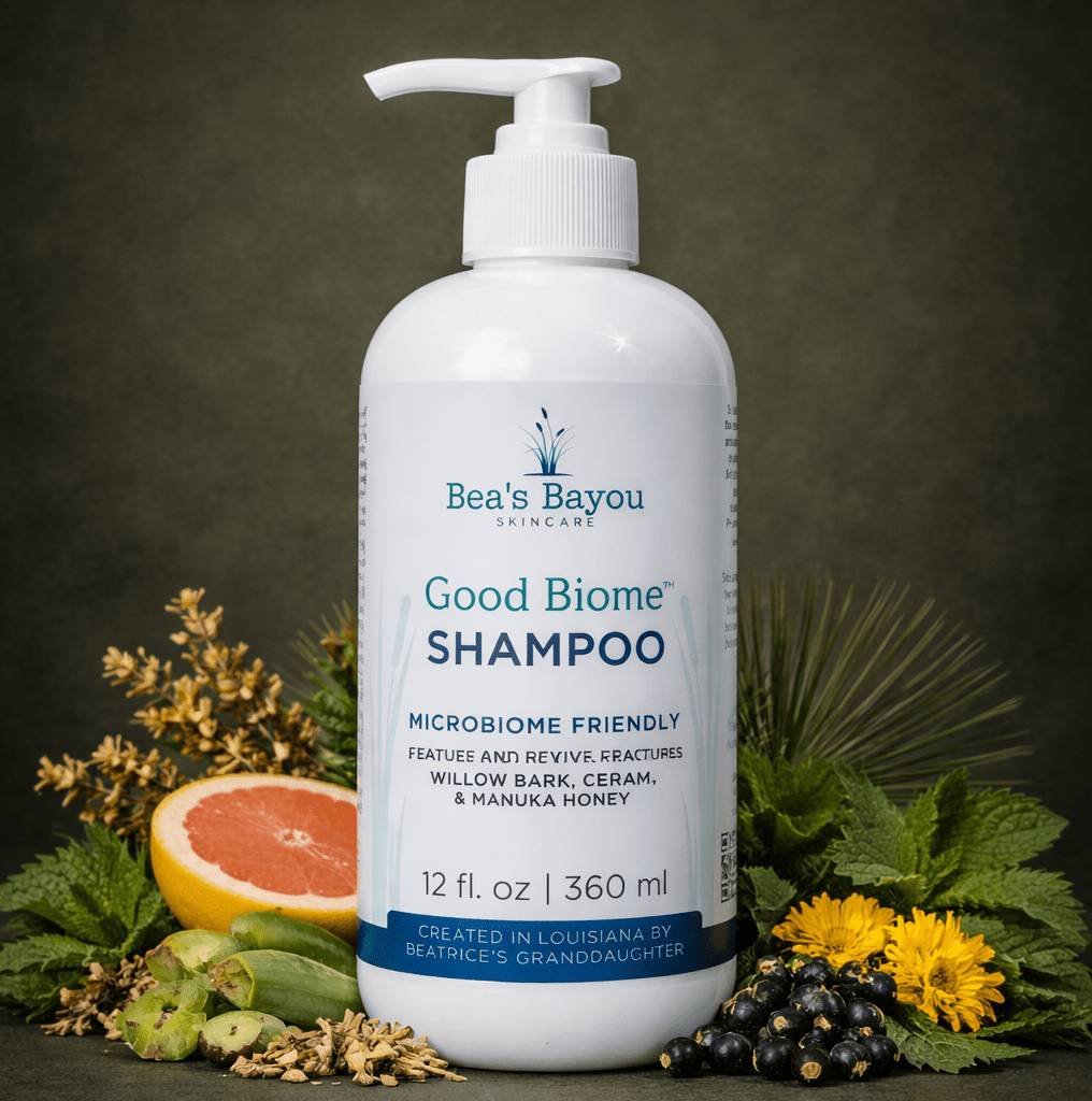 Gentle Clarifying Seborrheic Shampoo | Flaky, Itchy Scalps - 12 fl. oz - Bea's Bayou Skincare