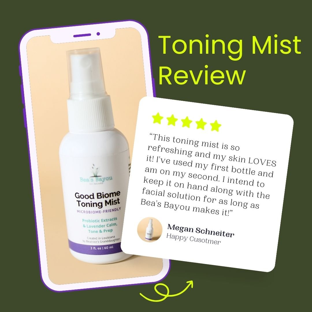 Herbal Prebiotic Toning Mist | Gentle and Soothing - Bea's Bayou Skincare