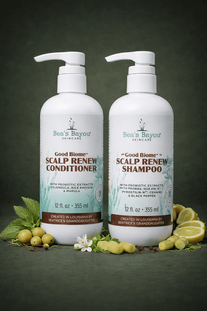 Moisturizing Seborrheic Shampoo and Herbal Conditioner | 12 oz ea. - Bea&