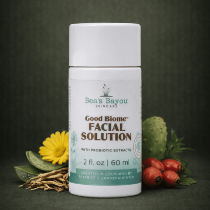 Prebiotic Facial Solution: Liquid AHA + BHA Serum - Bea&