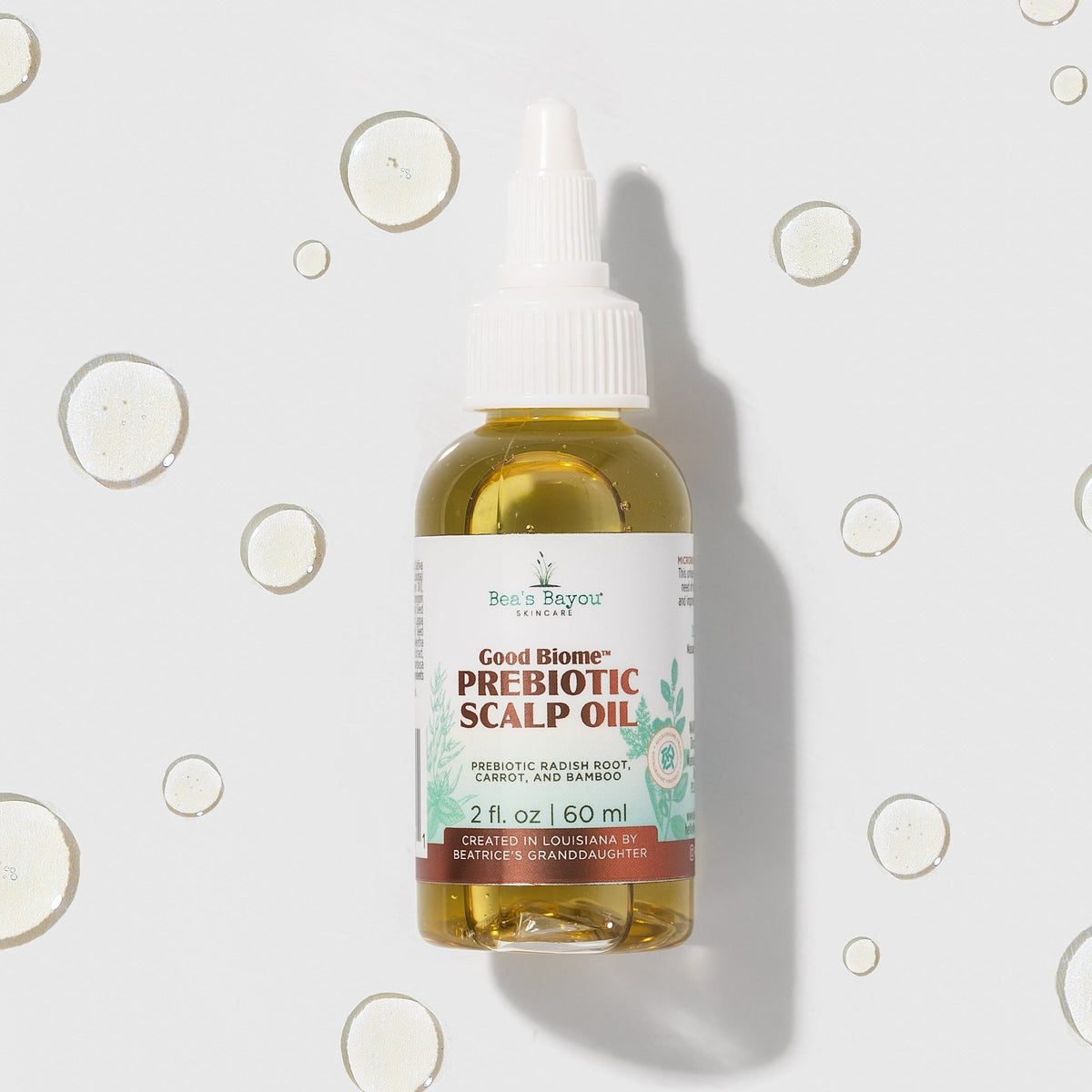 Prebiotic Scalp & Skin Oil: Nourishing Care for Flaky, Sensitive Skin - Bea's Bayou Skincare