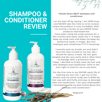 Clarifying Seborrheic Shampoo &amp; Moisturizing Conditioner Duo | Flaky Scalp - Bea&
