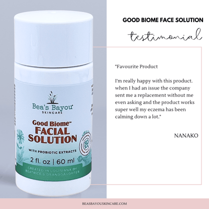 Prebiotic Facial Solution: Liquid AHA + BHA Serum - Bea&